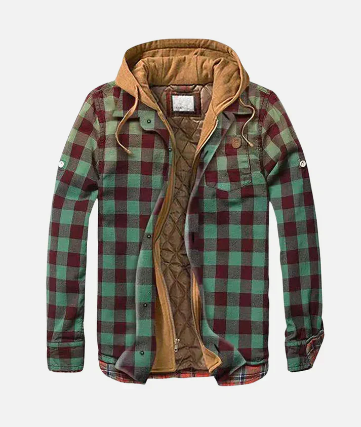 Reveur | Women’s Plaid Hooded Jacket - Image 3