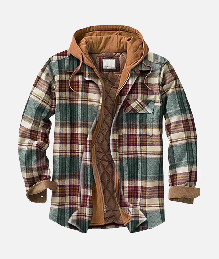 Reveur | Women’s Plaid Hooded Jacket - Image 4