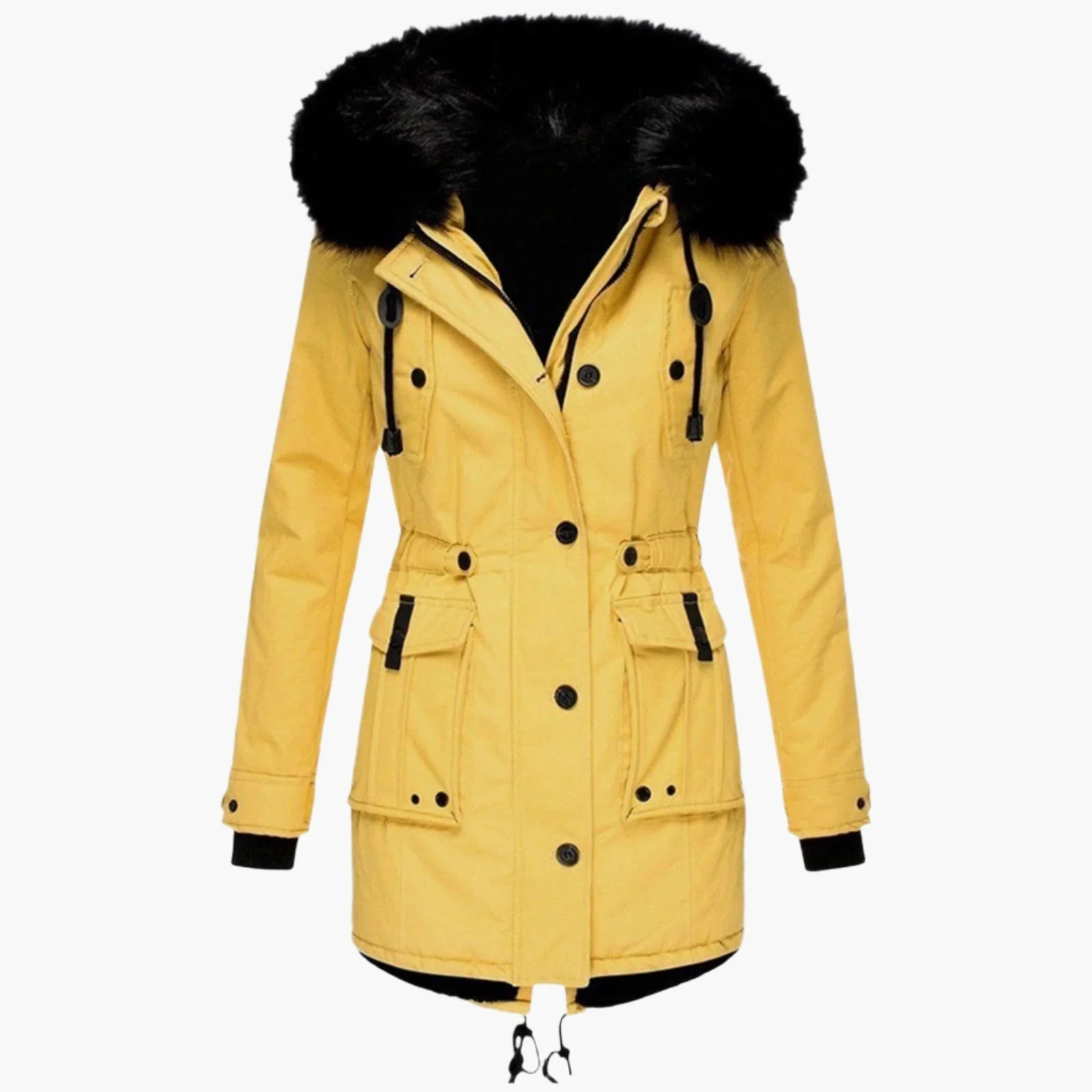 Ruby | Women’s Thick Hooded Cold Weather Parka Coat - Image 6
