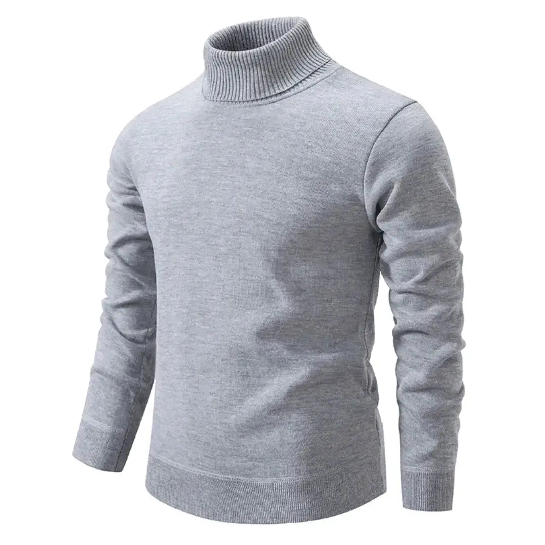 Salene | Men’s Luxury Shetland Wool Turtleneck - Image 3