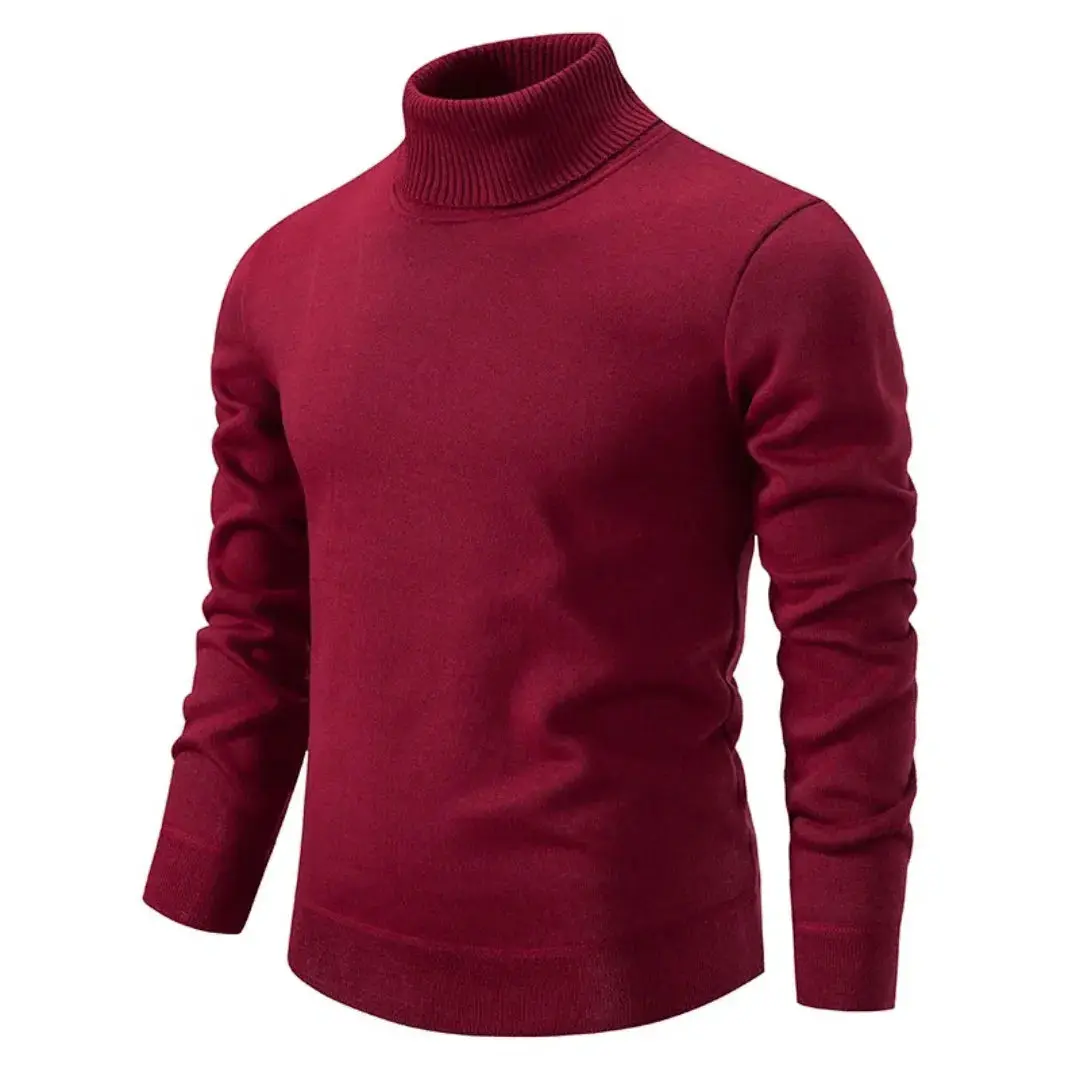Salene | Men’s Luxury Shetland Wool Turtleneck - Image 5