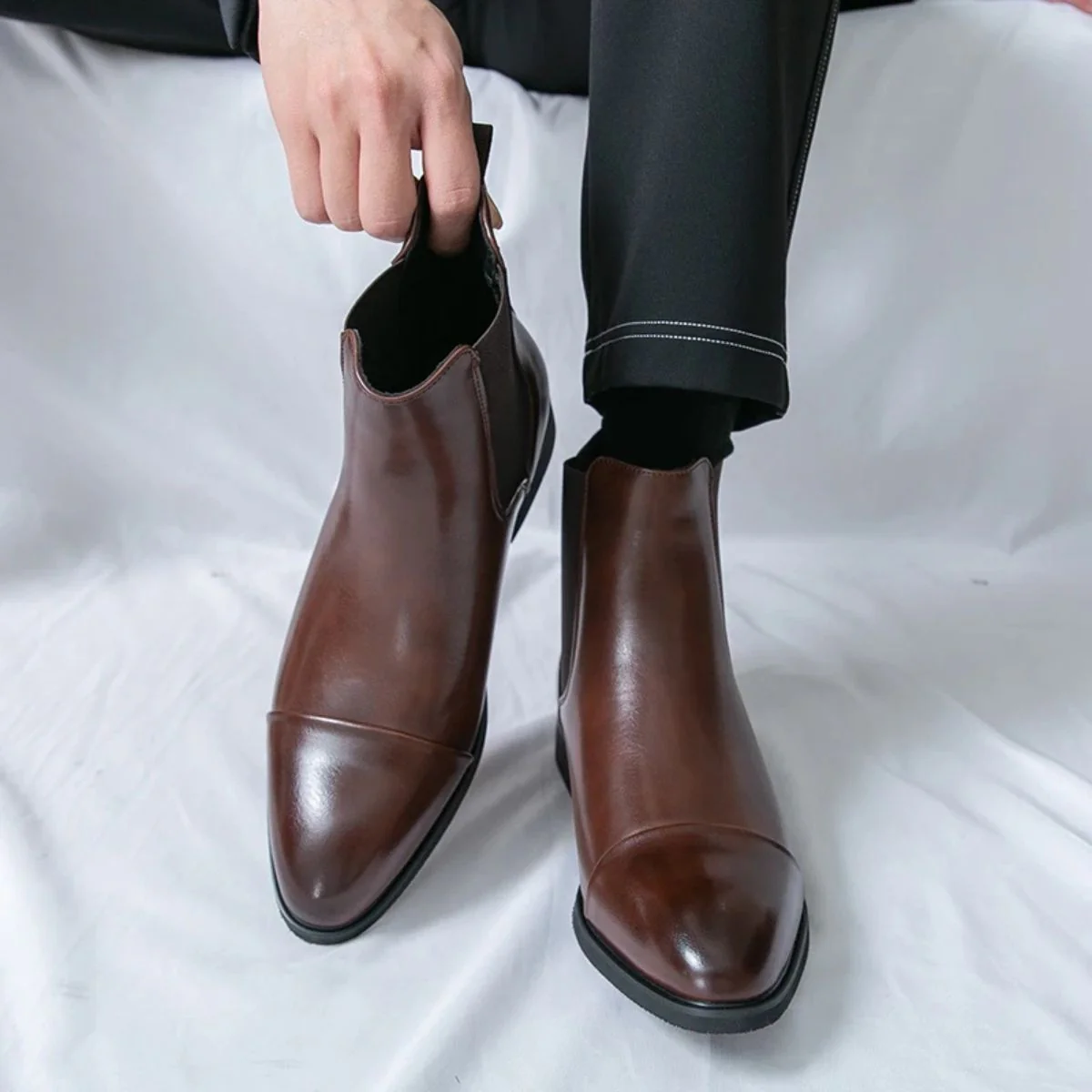 Savila | Men’s Leather Chelsea Boots - Image 10