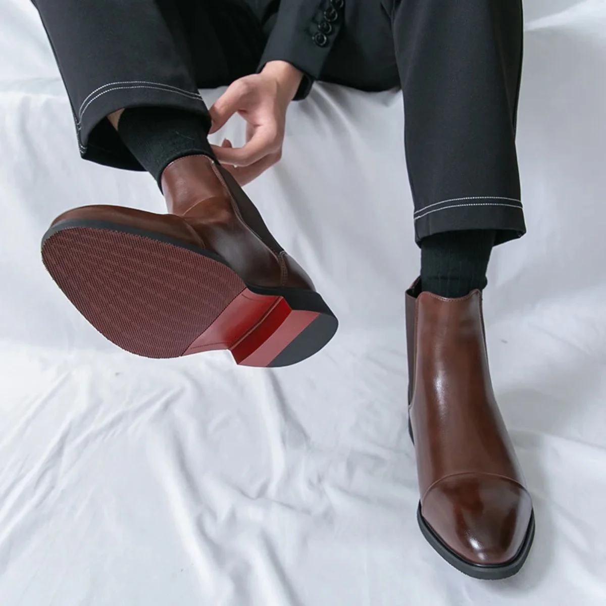 Savila | Men’s Leather Chelsea Boots - Image 6