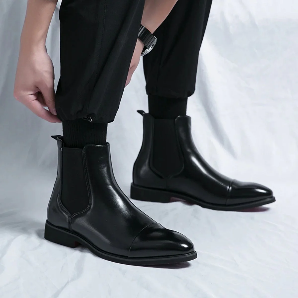 Savila | Men’s Leather Chelsea Boots - Image 9