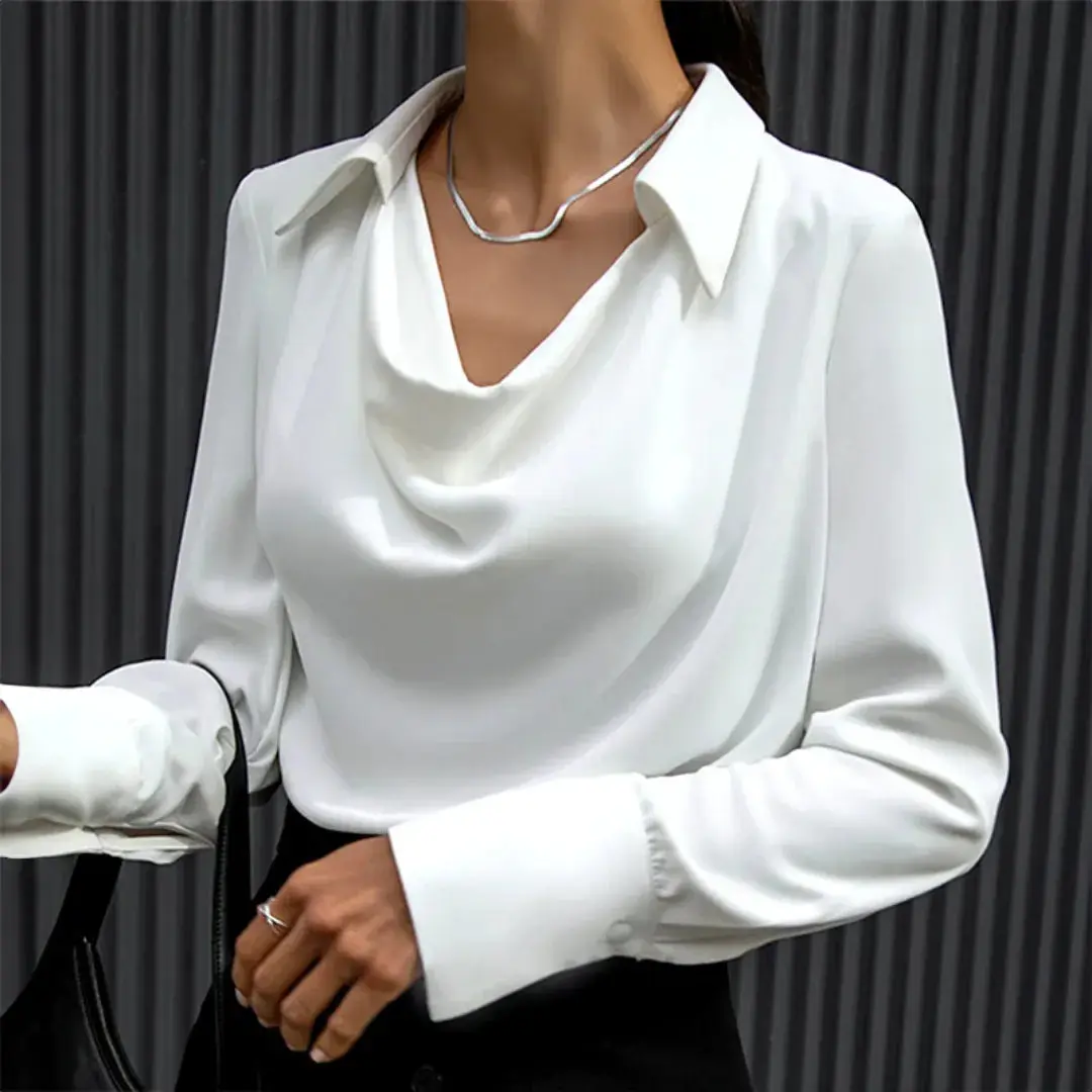 Sierra | Women’s Luxurious Satin Blouse - Image 3