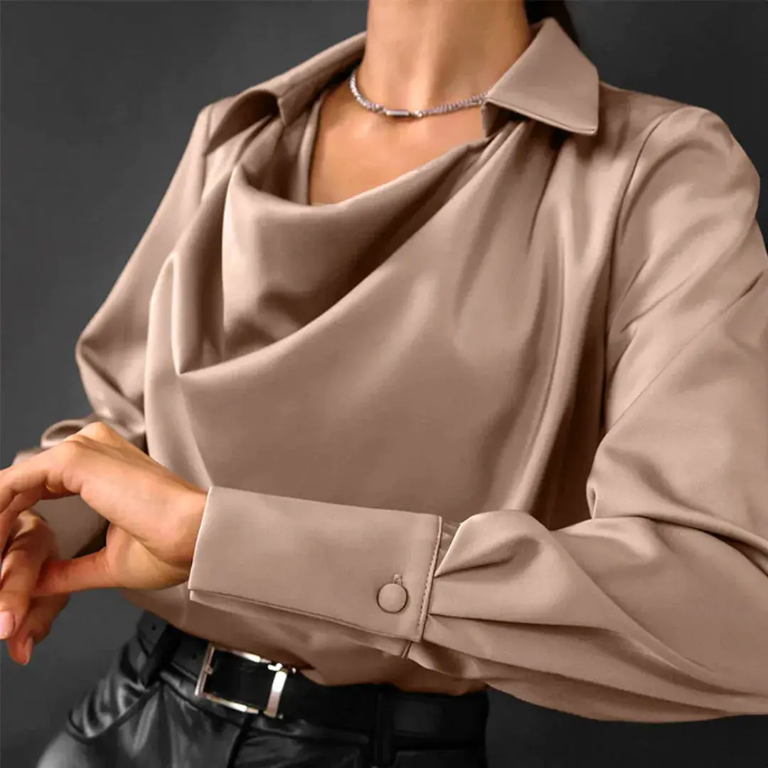 Sierra | Women’s Luxurious Satin Blouse - Image 4