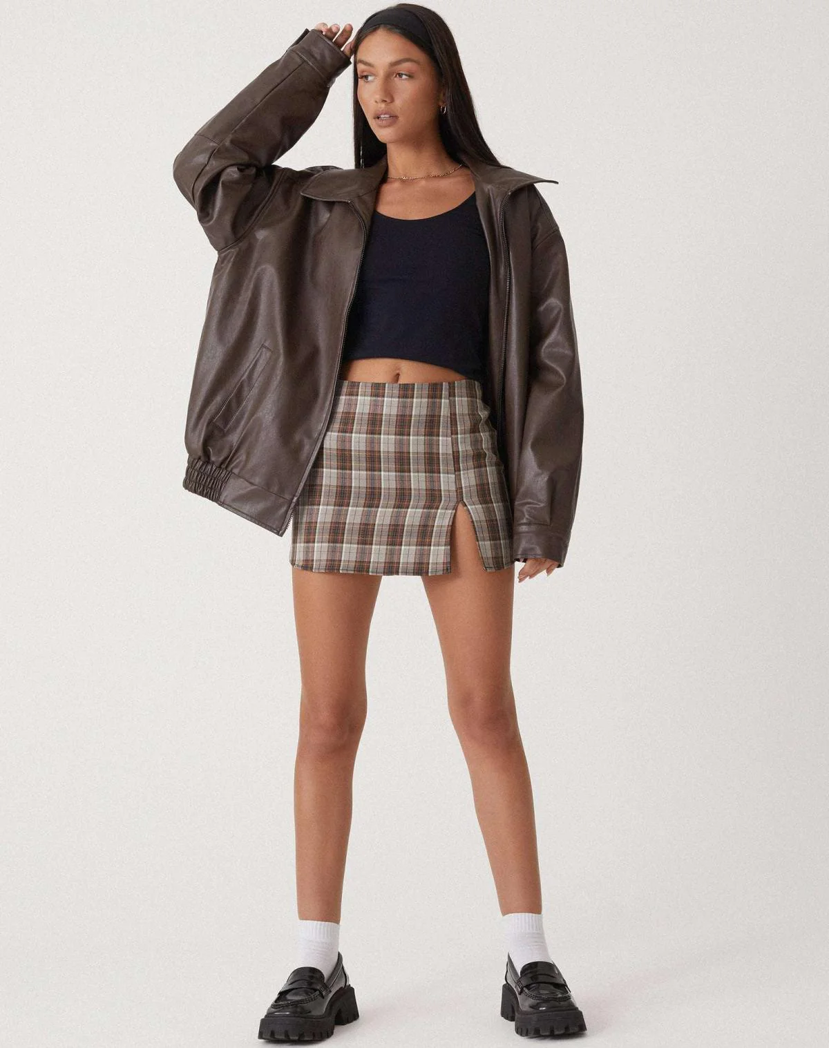 Sophie | Women’s Oversized PU Leather Jacket - Image 3