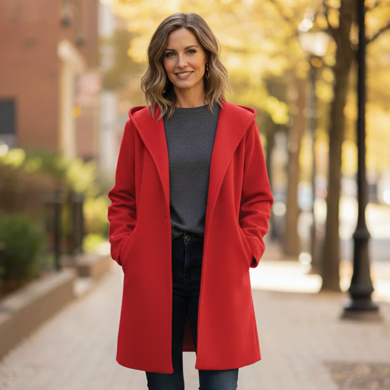 Storme | Women’s Oversized Wool-Blend Coat - Image 2