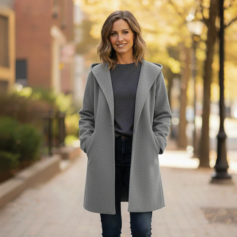 Storme | Women’s Oversized Wool-Blend Coat - Image 5