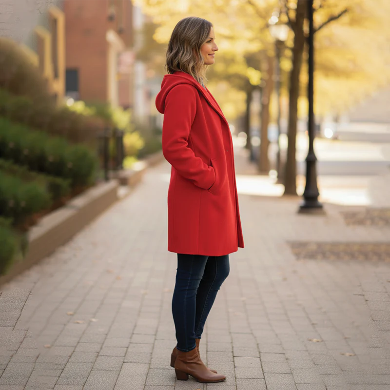Storme | Women’s Oversized Wool-Blend Coat - Image 8