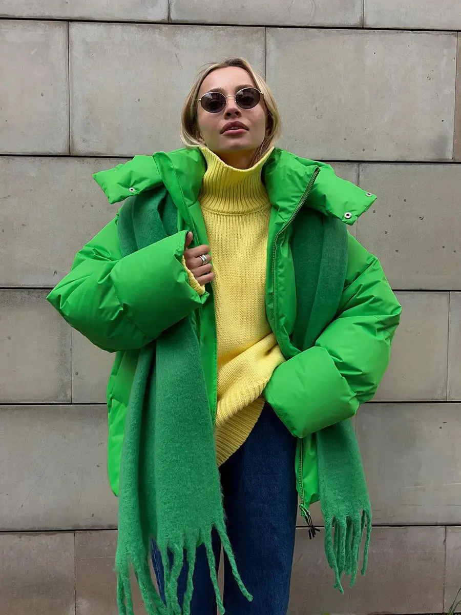 Styla | Women’s Stylish Puffer Jacket - Image 4