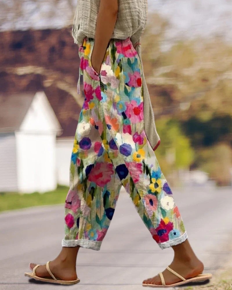 Tansy | Women’s Colourful Comfort Sweatpants - Image 2