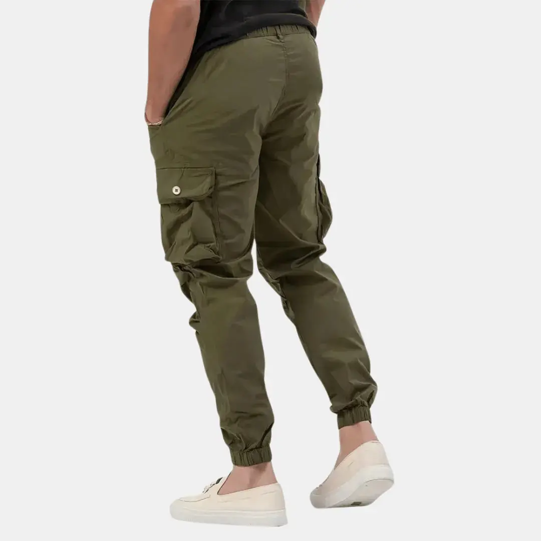 Tavian | Men’s Cotton Stretch Cargo Joggers - Image 6