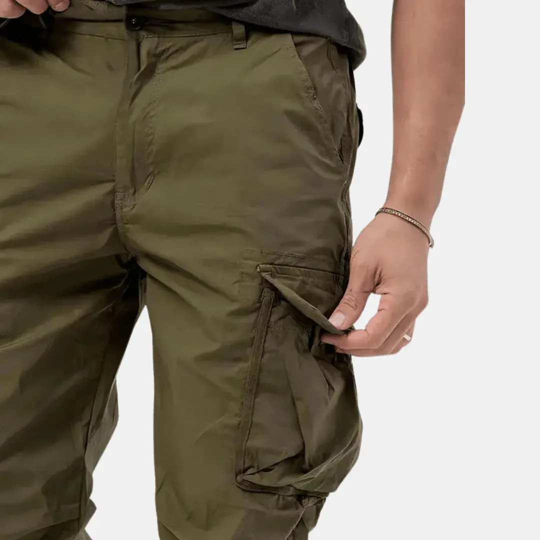 Tavian | Men’s Cotton Stretch Cargo Joggers - Image 7