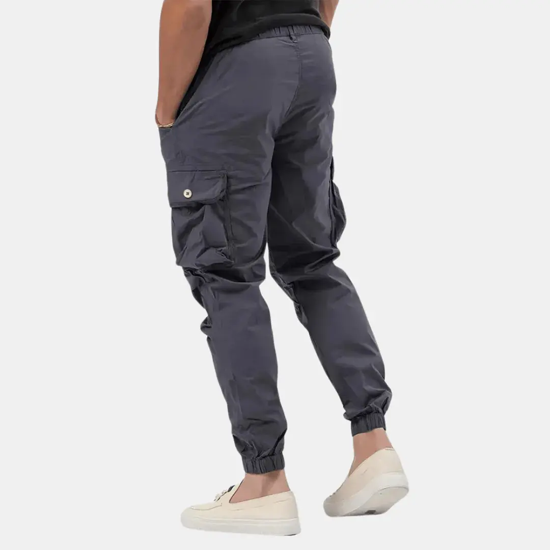 Tavian | Men’s Cotton Stretch Cargo Joggers - Image 9
