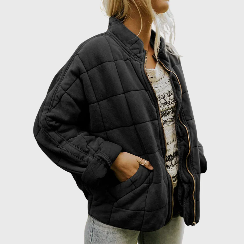 Valei | Women’s Quilted Zip Jacket - Image 2