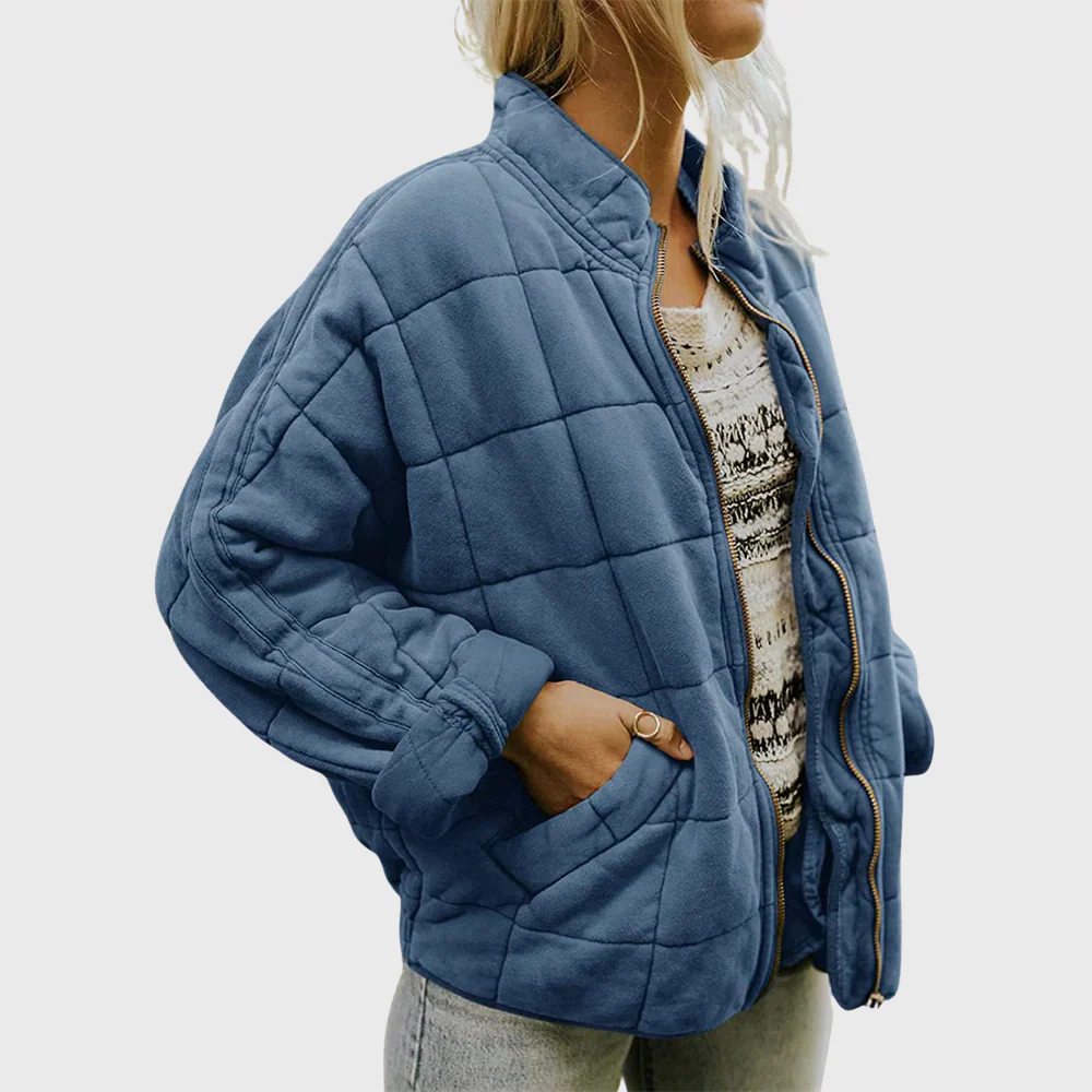 Valei | Women’s Quilted Zip Jacket - Image 3