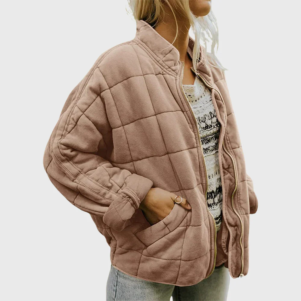 Valei | Women’s Quilted Zip Jacket - Image 4
