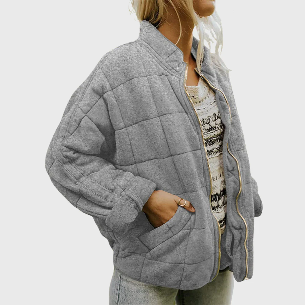 Valei | Women’s Quilted Zip Jacket - Image 5
