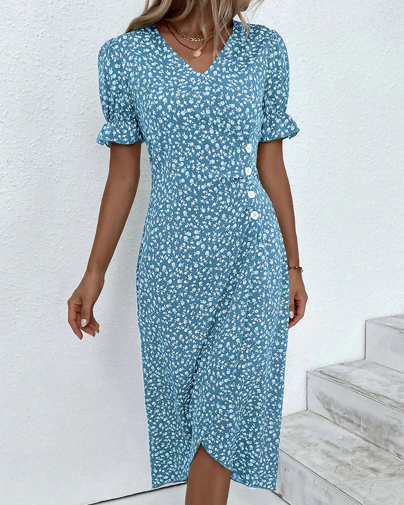 Vesper | Women’s Wrap Midi Dress - Image 5