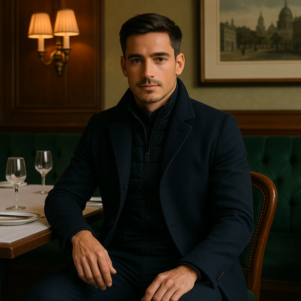Vien | Men’s Wool Tailored Overcoat - Image 15
