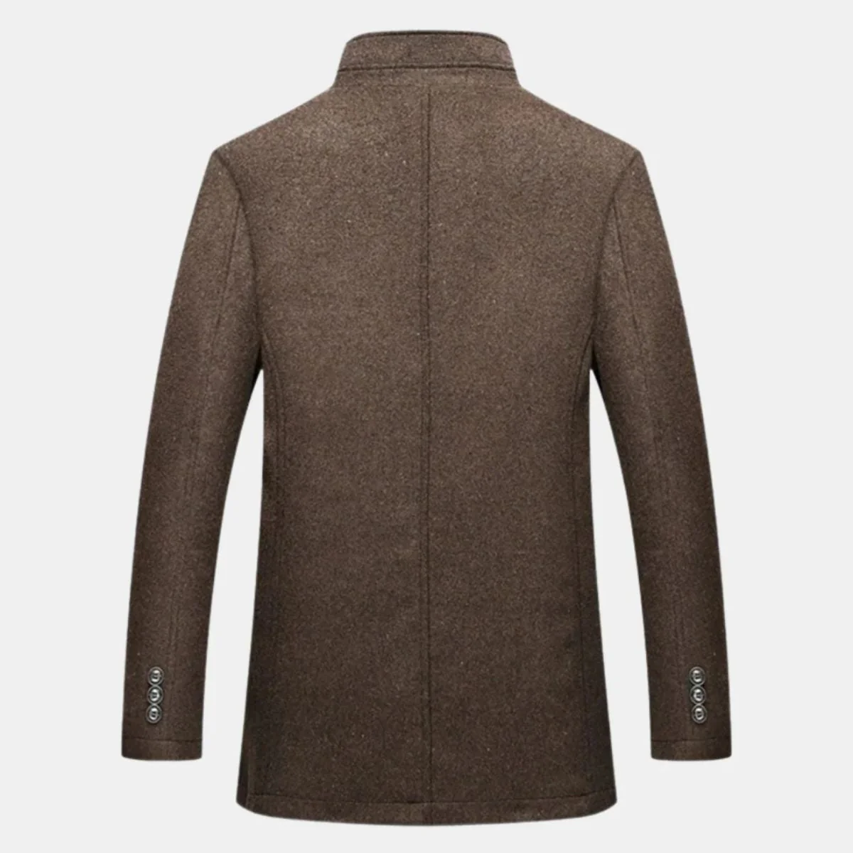 Vien | Men’s Wool Tailored Overcoat - Image 6