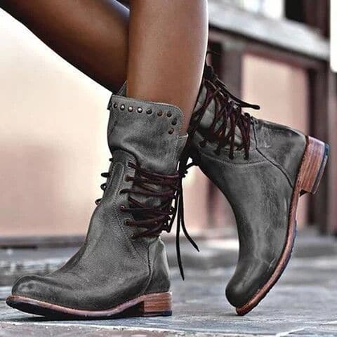 Vinah | Women’s Classic Vintage Calf Boots - Image 2