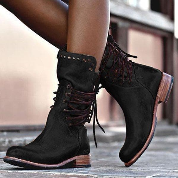Vinah | Women’s Classic Vintage Calf Boots - Image 3