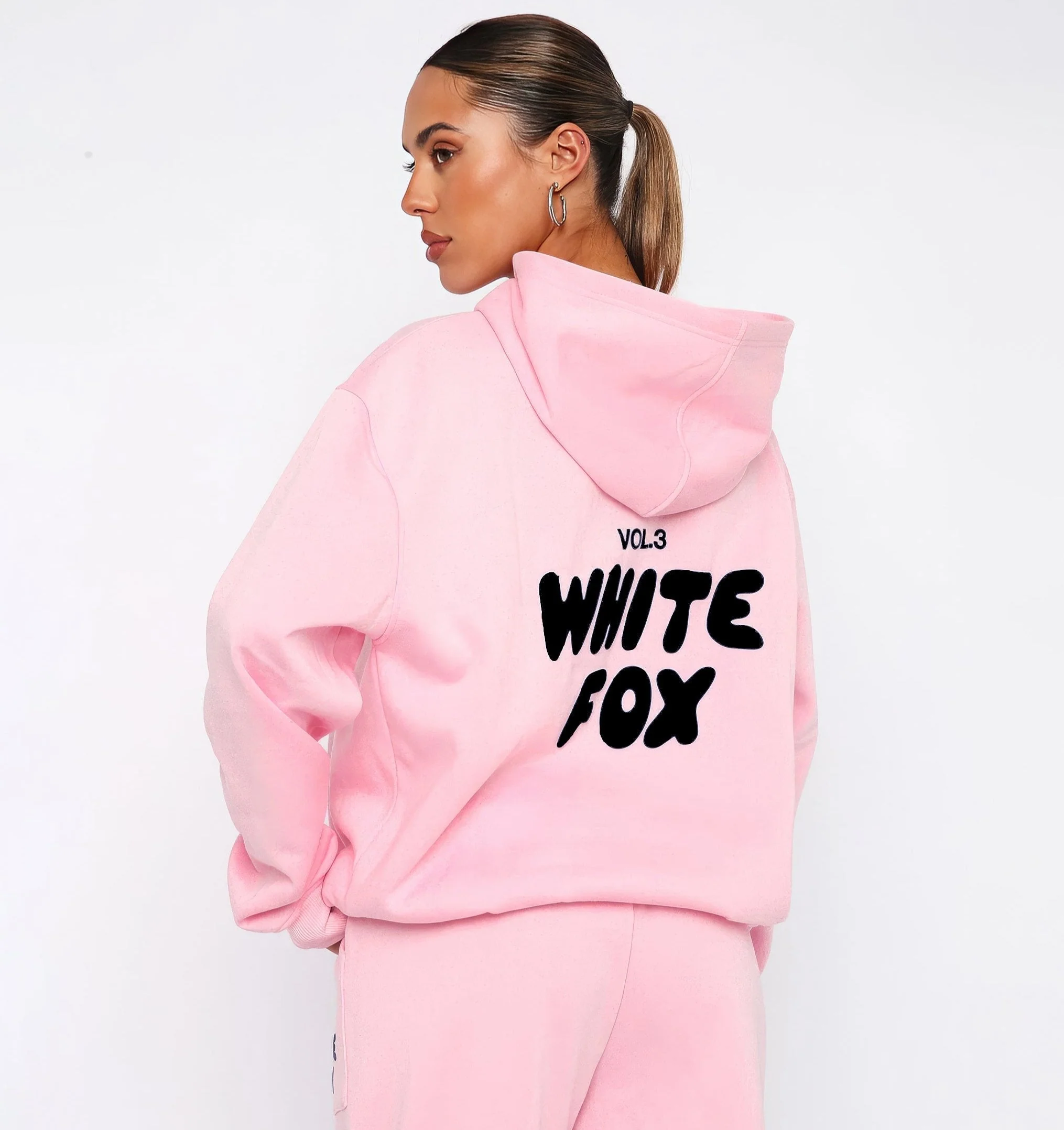 WhiteFox Set – Women’s Two-Piece Hoodie & Pants Tracksuit - Image 12