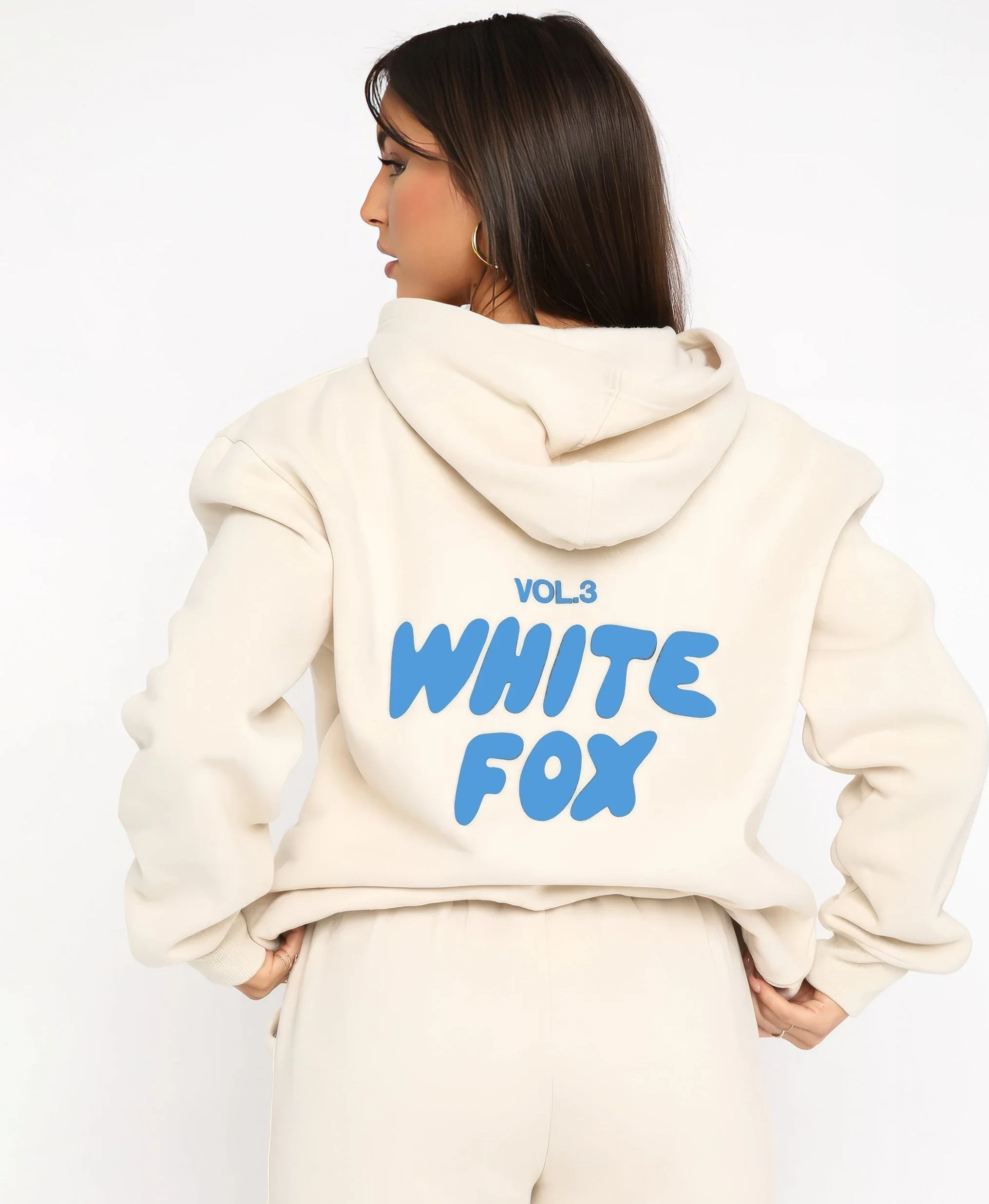 WhiteFox Set – Women’s Two-Piece Hoodie & Pants Tracksuit - Image 7