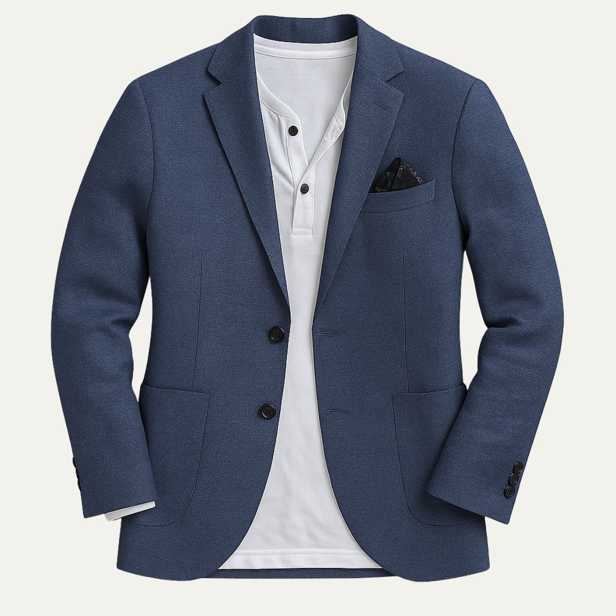 Windsor | Men’s Linen-Cotton Blazer - Image 2
