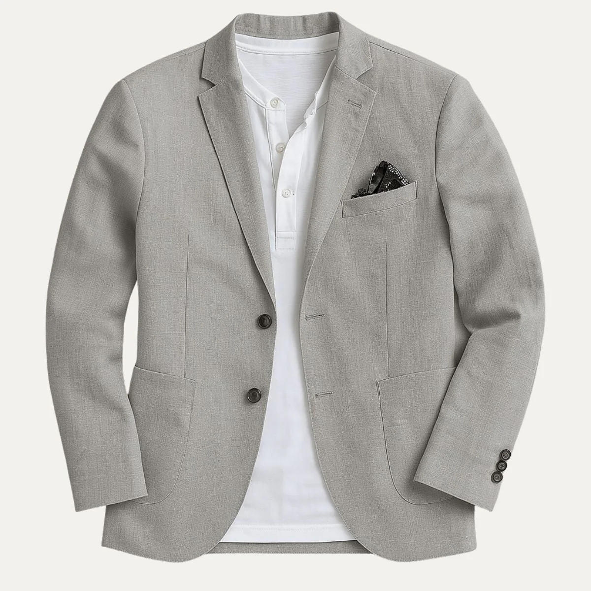 Windsor | Men’s Linen-Cotton Blazer - Image 3