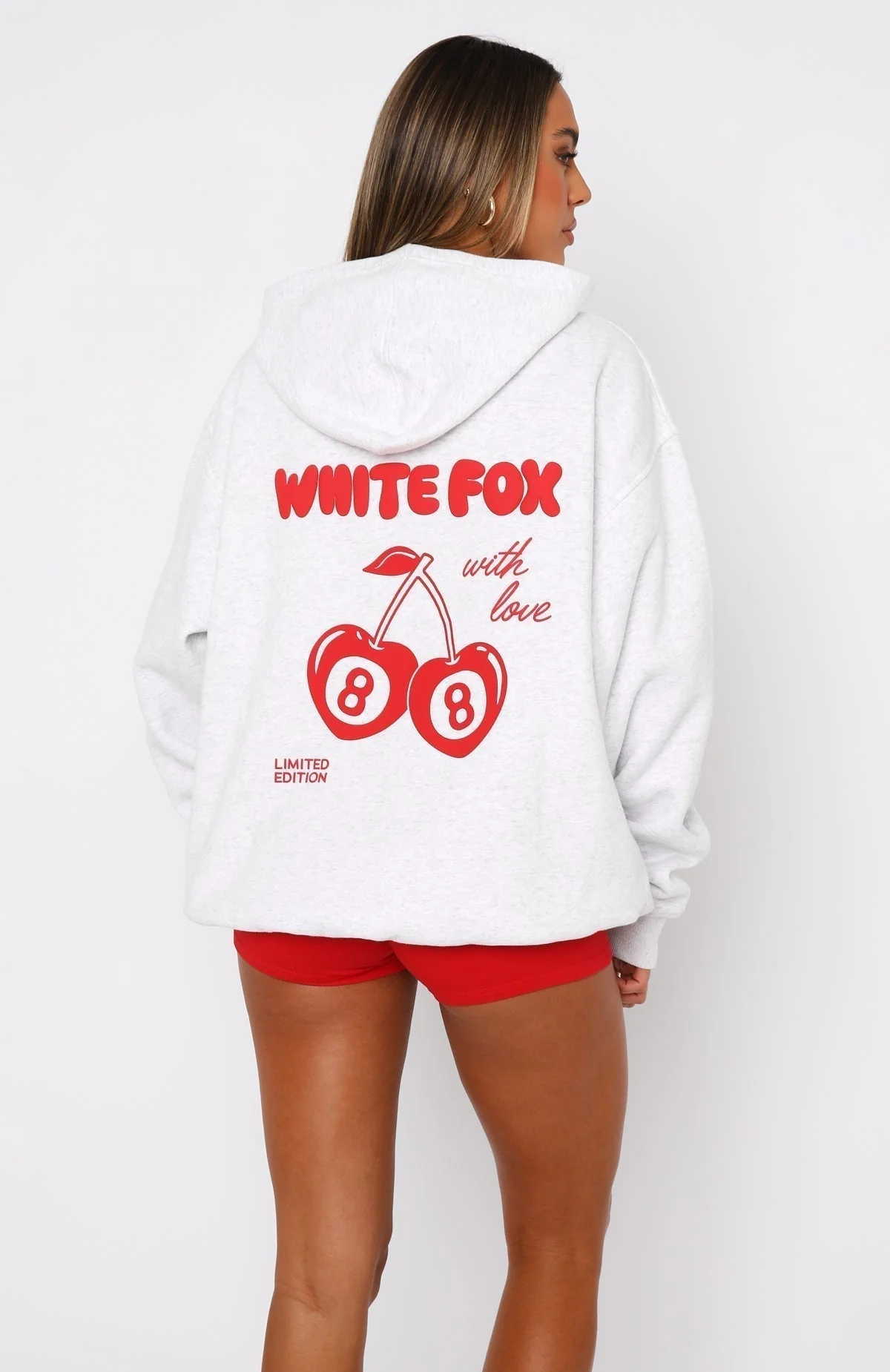 With Love In The Moment Oversized Hoodie – Soft Cotton Blend Streetwear - Image 3