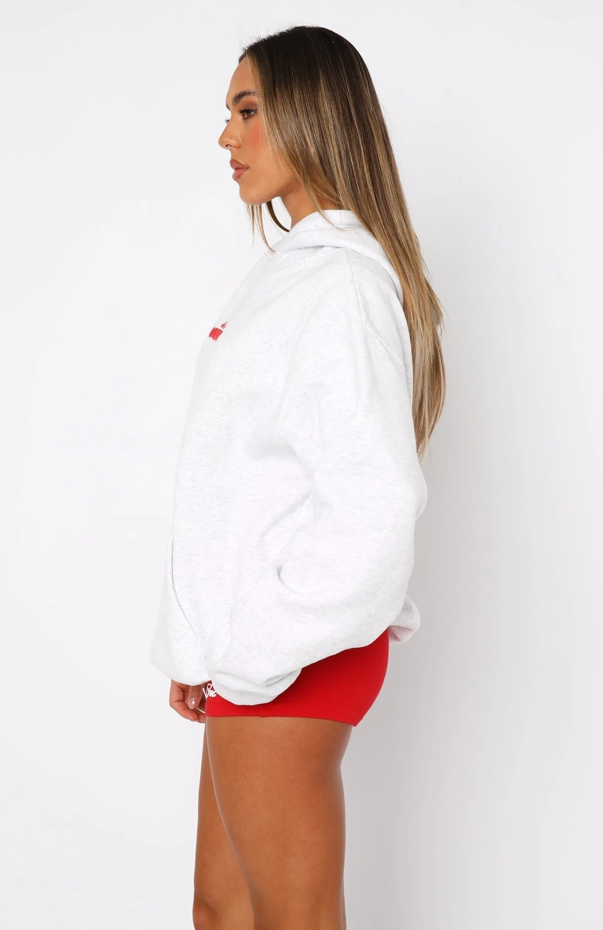 With Love In The Moment Oversized Hoodie – Soft Cotton Blend Streetwear - Image 4