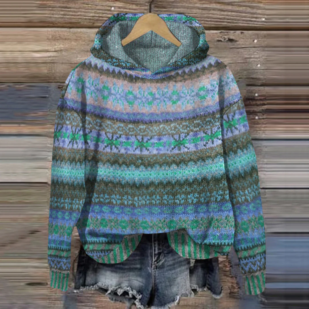 Wren | Women’s Knit Pullover Hoodie - Image 3