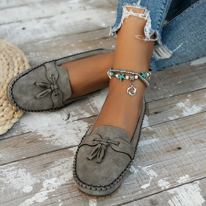 Xara | Women’s Classic Bow Loafers - Image 2