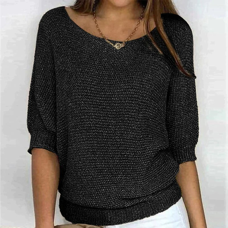 Xenia | Women’s Loose Knit Pullover - Image 3