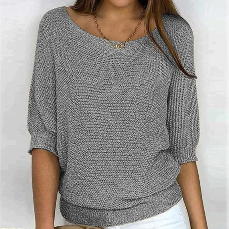 Xenia | Women’s Loose Knit Pullover - Image 5