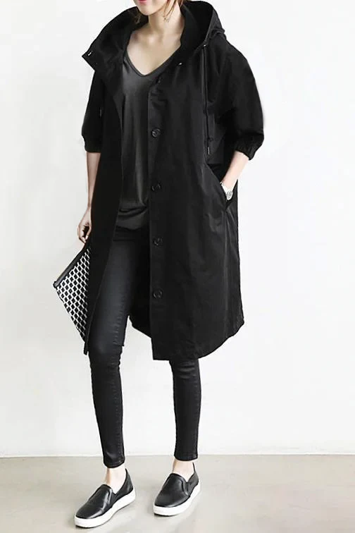Ximena | Women’s Hooded Trench Coat - Image 3