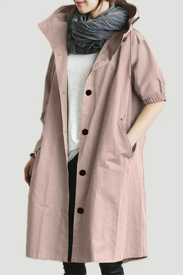 Ximena | Women’s Hooded Trench Coat - Image 4