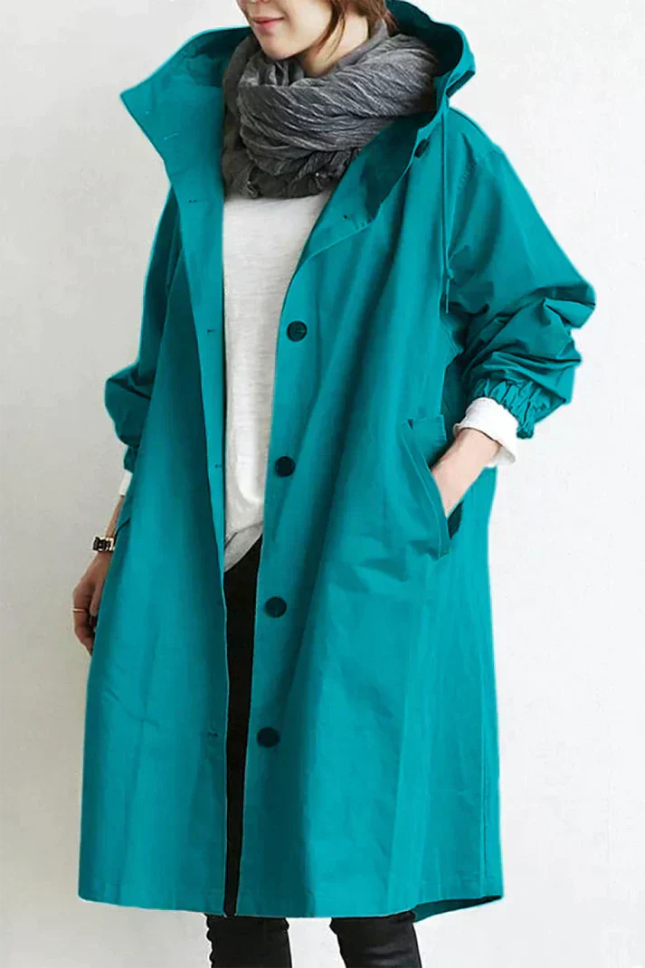 Ximena | Women’s Hooded Trench Coat - Image 5