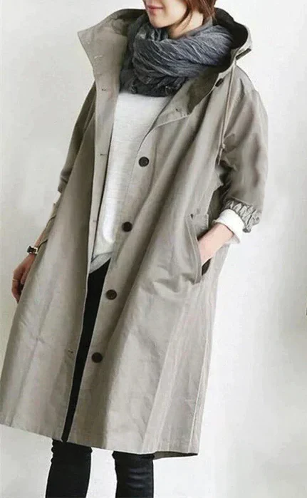 Ximena | Women’s Hooded Trench Coat - Image 6