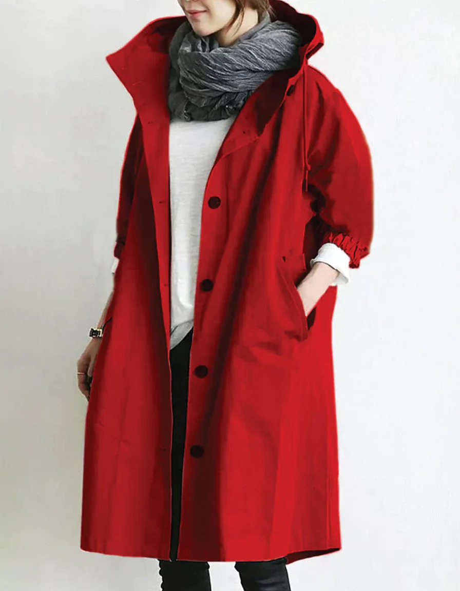Ximena | Women’s Hooded Trench Coat - Image 7