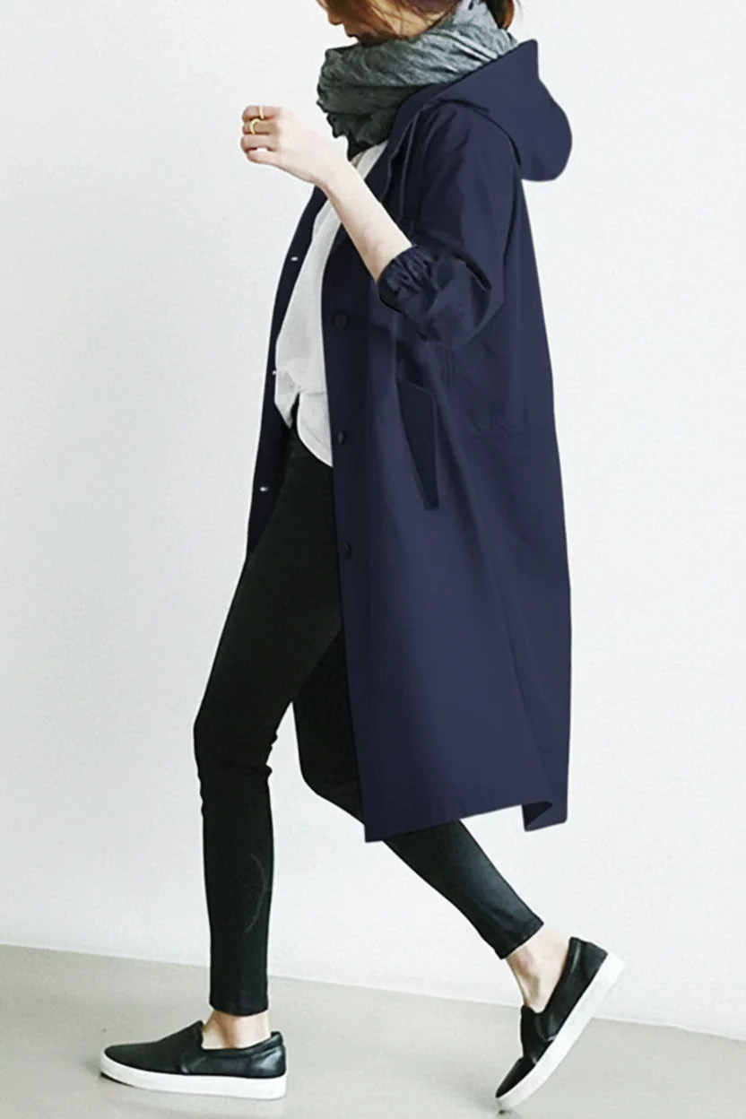 Ximena | Women’s Hooded Trench Coat - Image 8