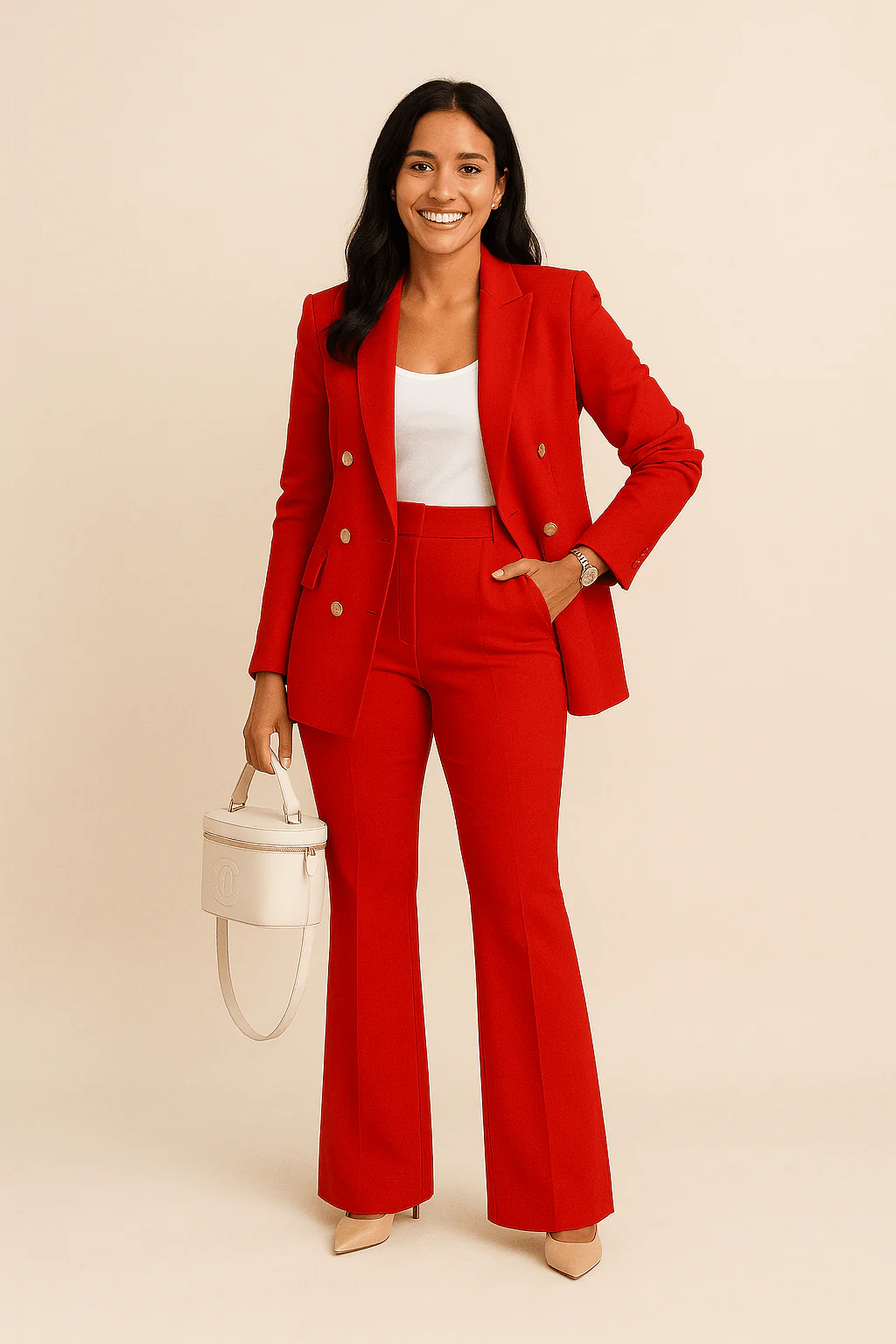 Yogaelle | Women’s Two‑Piece Blazer & Trouser Set - Image 3