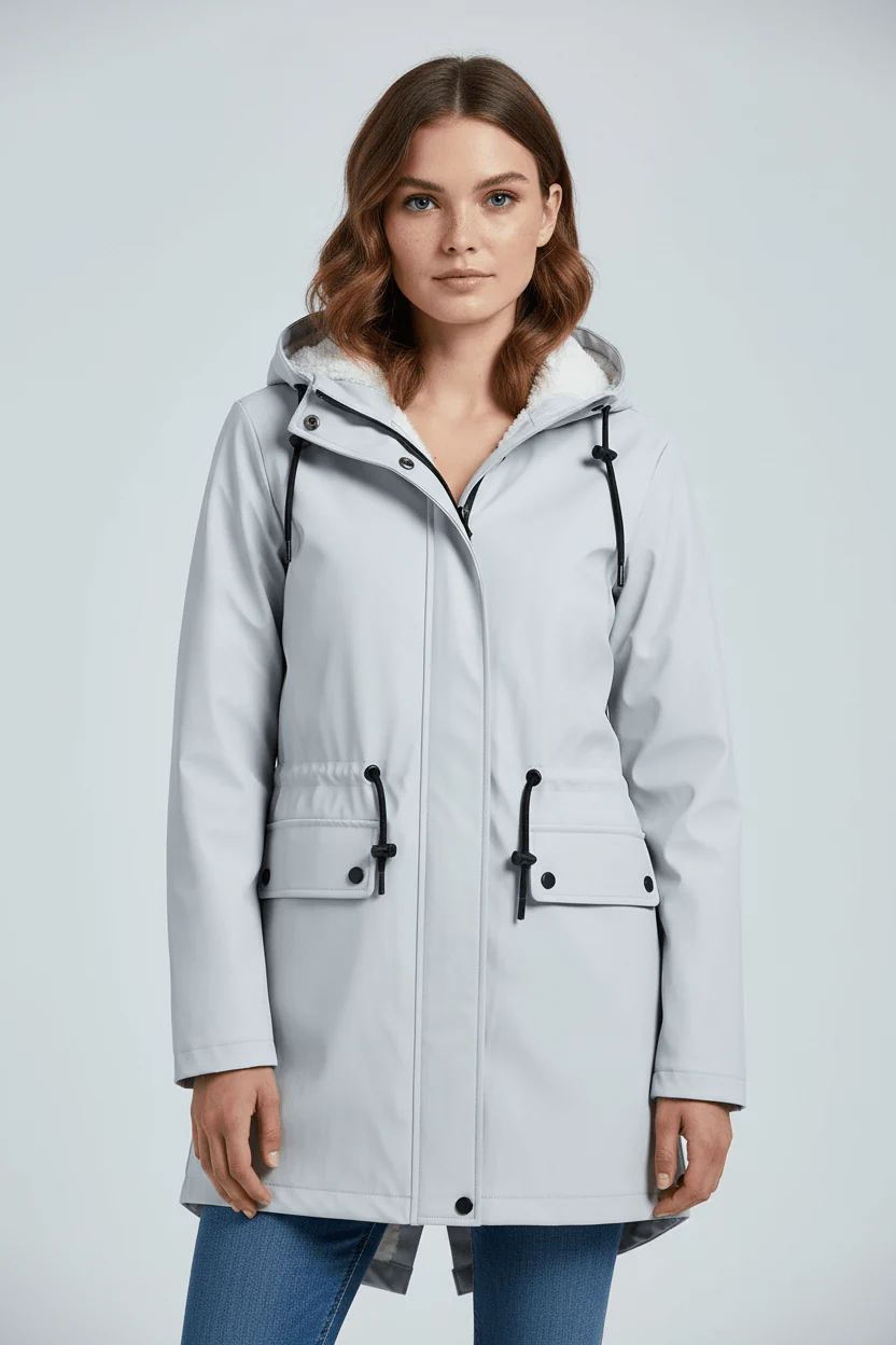 Zerina | Women’s Waterproof Fleece‑Lined Hooded Trench Coat - Image 6