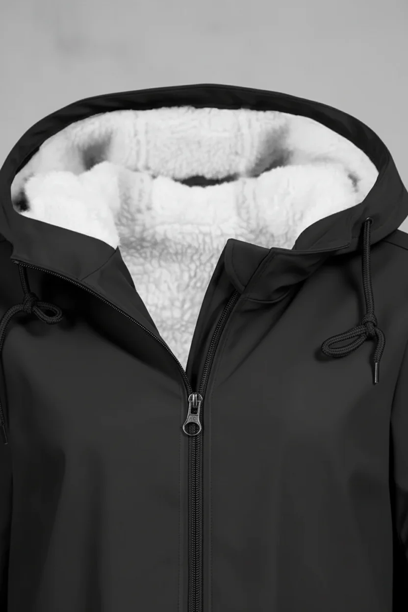 Zerina | Women’s Waterproof Fleece‑Lined Hooded Trench Coat - Image 8