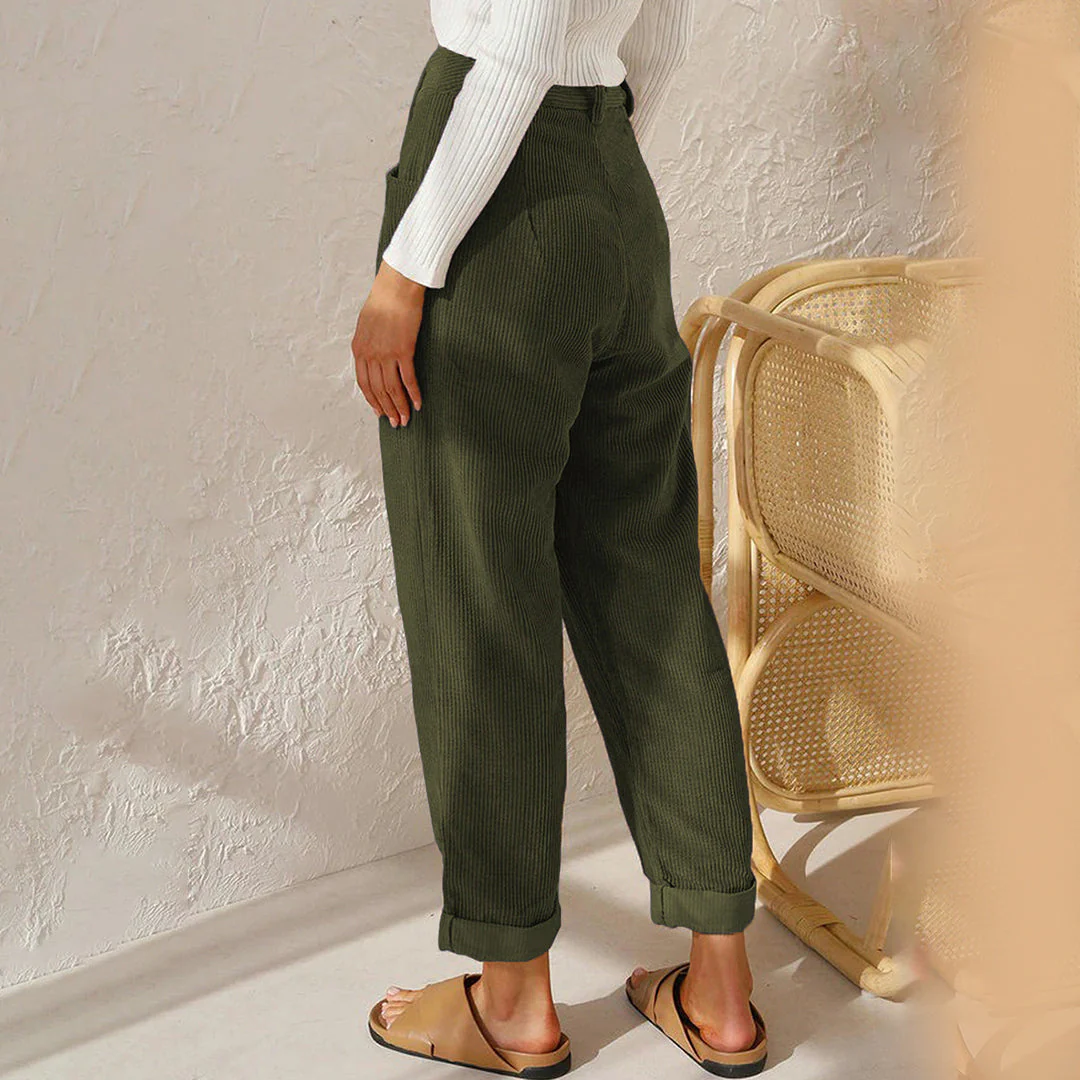 Zyra | Women’s High-Waisted Winter Trousers - Image 11