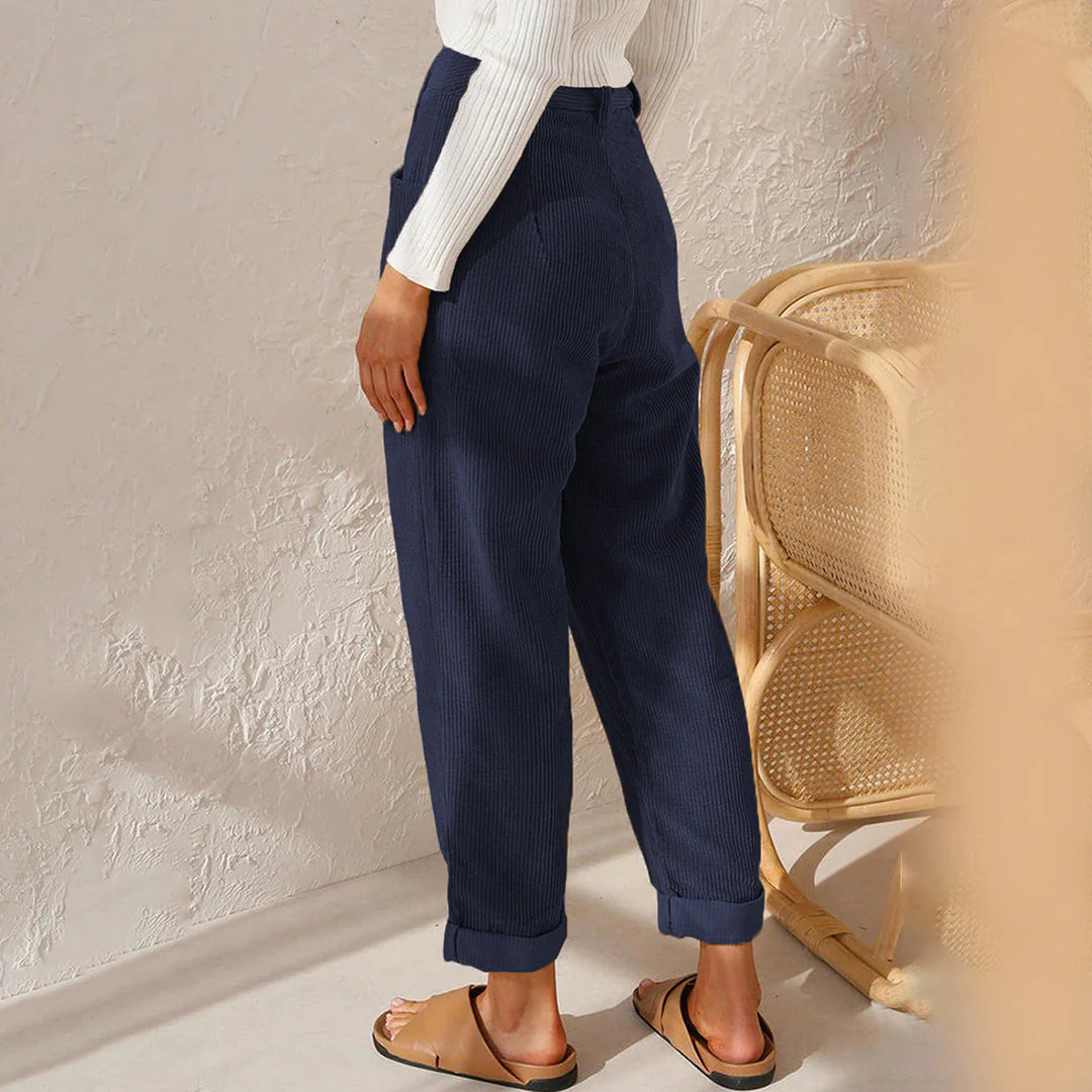 Zyra | Women’s High-Waisted Winter Trousers - Image 12