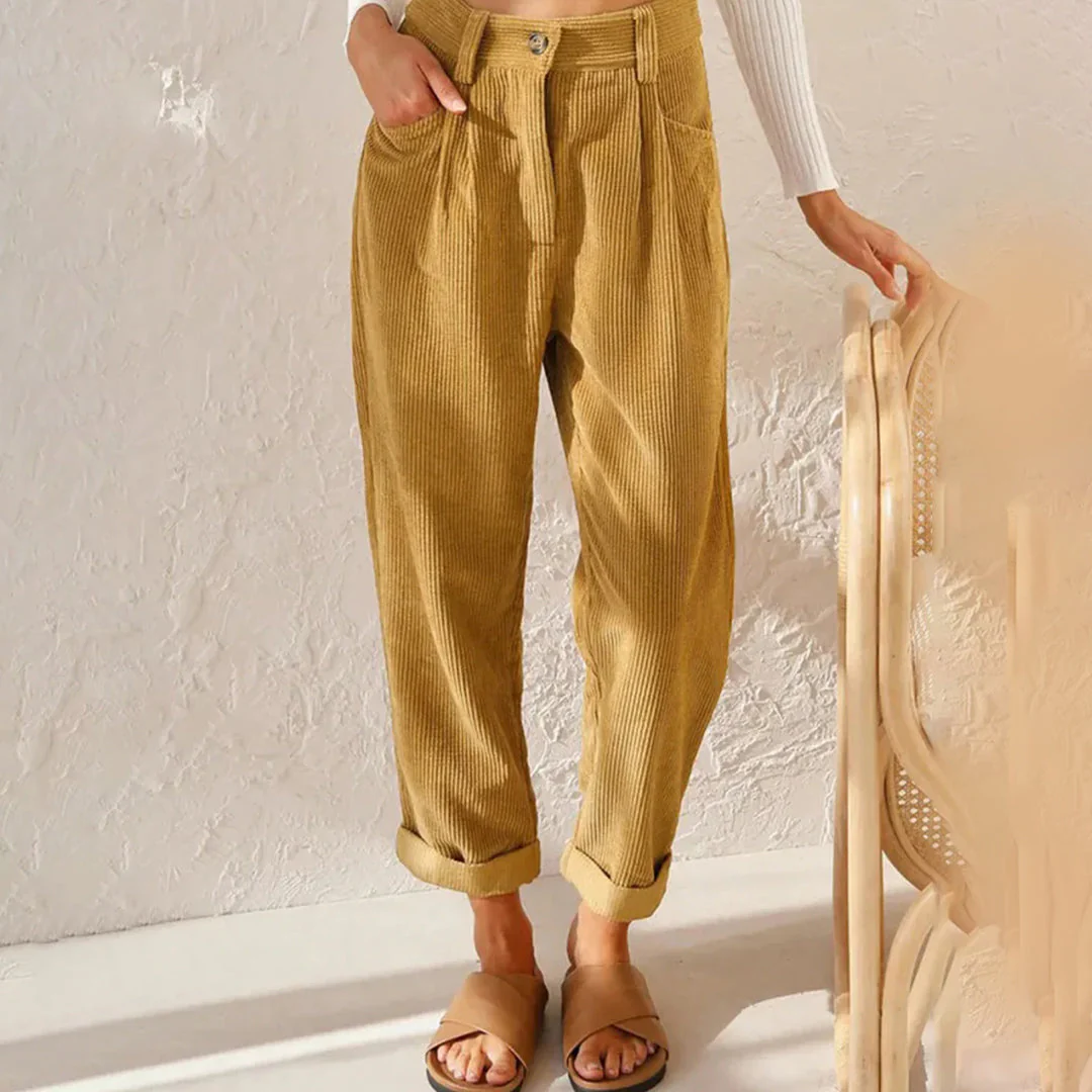 Zyra | Women’s High-Waisted Winter Trousers - Image 5